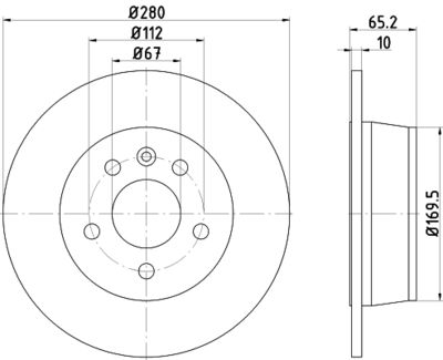 PCD17962 DON Тормозной диск