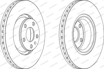 WGR12771 WAGNER Тормозной диск