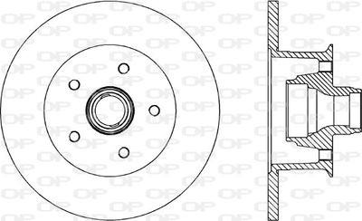 BDR157610 OPEN PARTS Тормозной диск