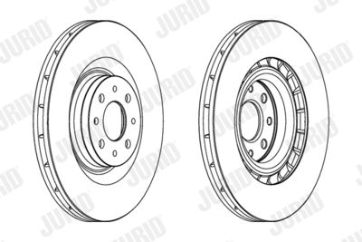 563057JC JURID Тормозной диск