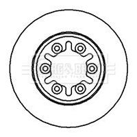 BBD5010 BORG & BECK Тормозной диск
