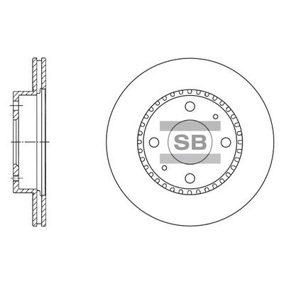 SD4205 Hi-Q Тормозной диск