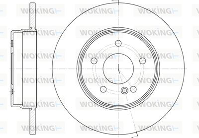 D680100 WOKING Тормозной диск
