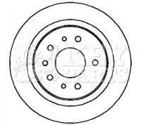 KBD4319 KEY PARTS Тормозной диск