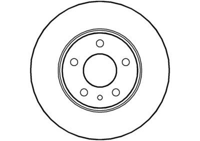 NBD338 NATIONAL Тормозной диск