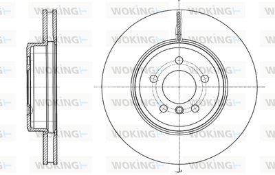 D6154910 WOKING Тормозной диск