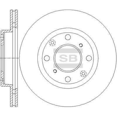 SD4131 Hi-Q Тормозной диск