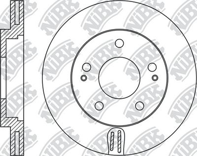 RN2039 NiBK Тормозной диск