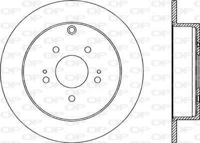 BDA226210 OPEN PARTS Тормозной диск