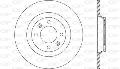 BDR263210 OPEN PARTS Тормозной диск