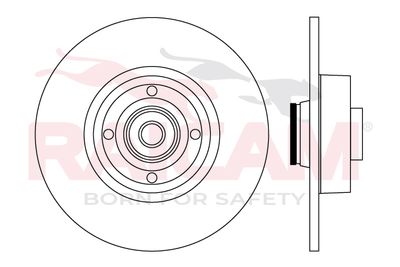 RD01545 RAICAM Тормозной диск