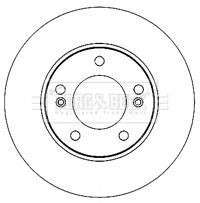 BBD5189 BORG & BECK Тормозной диск