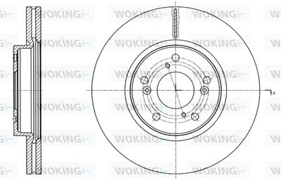 D6175410 WOKING Тормозной диск