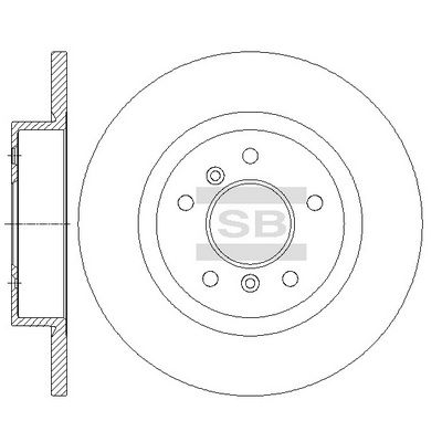 SD4252 Hi-Q Тормозной диск
