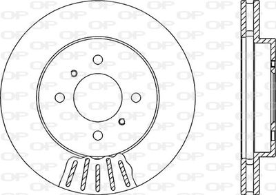 BDR212320 OPEN PARTS Тормозной диск