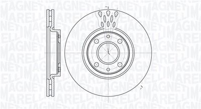 361302040238 MAGNETI MARELLI Тормозной диск