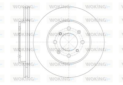 D6135710 WOKING Тормозной диск