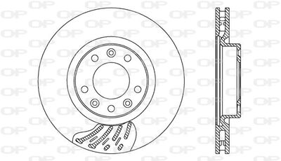 BDA274220 OPEN PARTS Тормозной диск