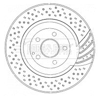 BBD5781S BORG & BECK Тормозной диск
