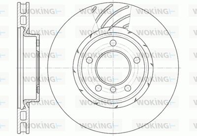D650811 WOKING Тормозной диск