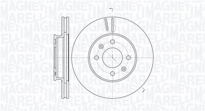 361302040536 MAGNETI MARELLI Тормозной диск