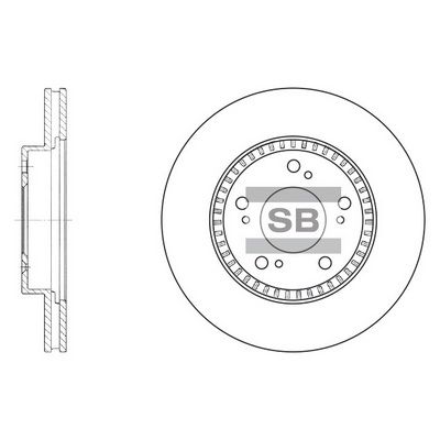 SD4101 Hi-Q Тормозной диск