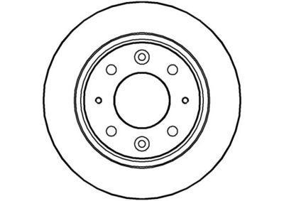 NBD1022 NATIONAL Тормозной диск