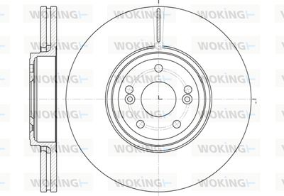 D669510 WOKING Тормозной диск