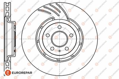 1642755080 EUROREPAR Тормозной диск