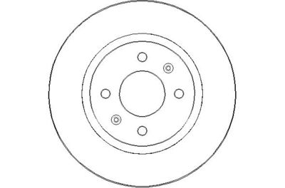 NBD1687 NATIONAL Тормозной диск