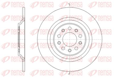 6178300 REMSA Тормозной диск