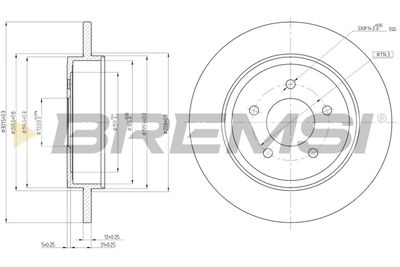 CD8207S BREMSI Тормозной диск