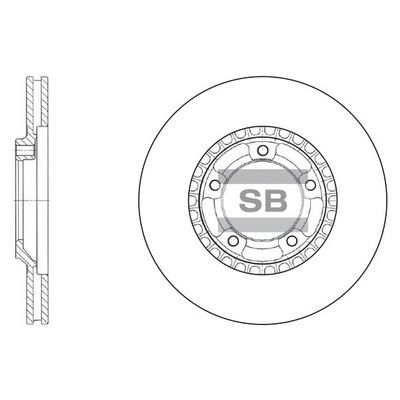 SD4301 Hi-Q Тормозной диск