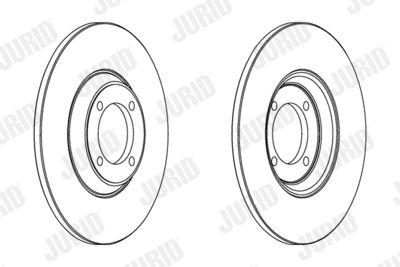561193J JURID Тормозной диск