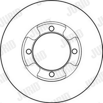 561816J JURID Тормозной диск