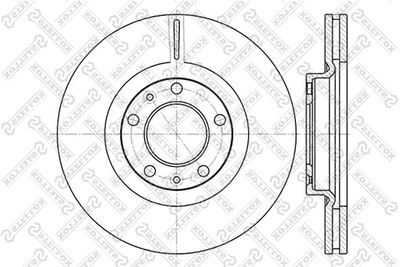 60203723VSX STELLOX Тормозной диск