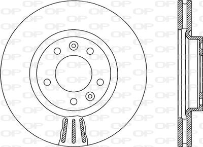 BDR189820 OPEN PARTS Тормозной диск