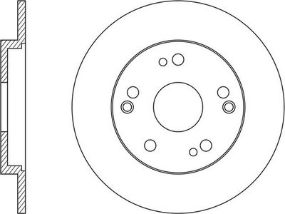 FR0703 FIT Тормозной диск