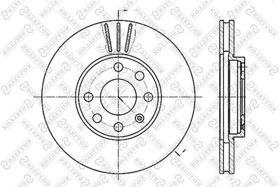 60203629VSX STELLOX Тормозной диск