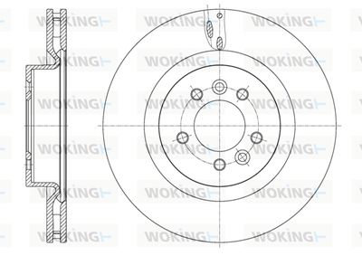 D6161310 WOKING Тормозной диск