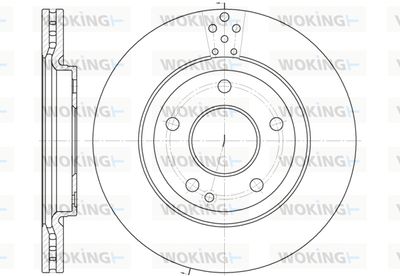 D674810 WOKING Тормозной диск