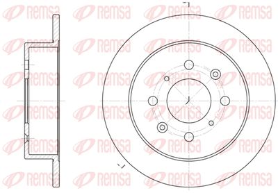 652100 REMSA Тормозной диск