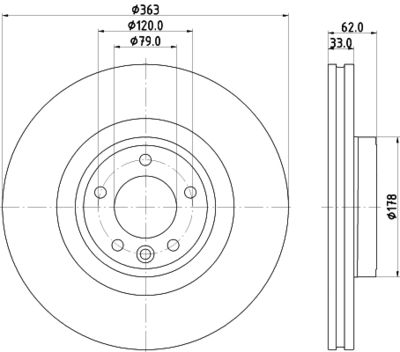 MDC2937C MINTEX Тормозной диск