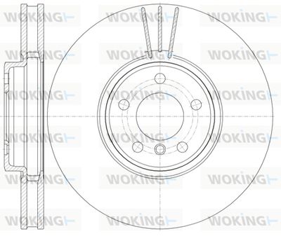 D6107910 WOKING Тормозной диск
