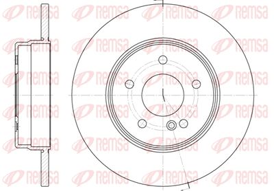 680100 REMSA Тормозной диск