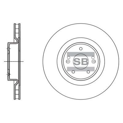SD1117 Hi-Q Тормозной диск