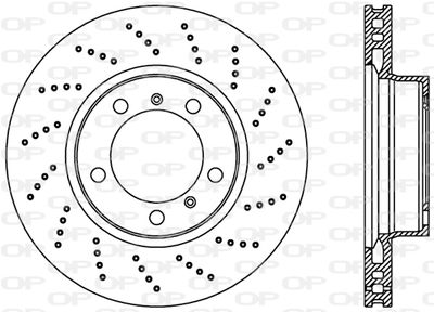 BDR223125 OPEN PARTS Тормозной диск