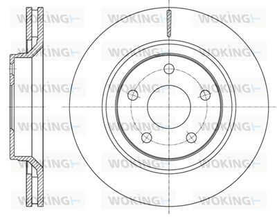 D6161010 WOKING Тормозной диск