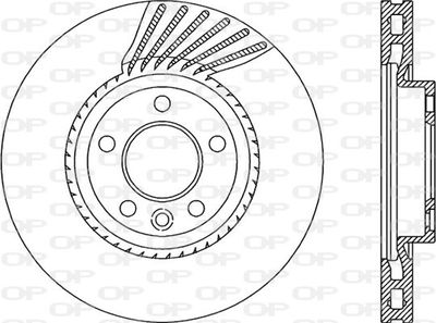 BDR206120 OPEN PARTS Тормозной диск