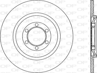 BDR100310 OPEN PARTS Тормозной диск